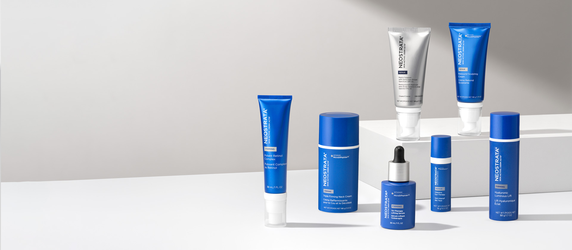 Billede af hele Skin Active-serien fra NEOSTRATA.