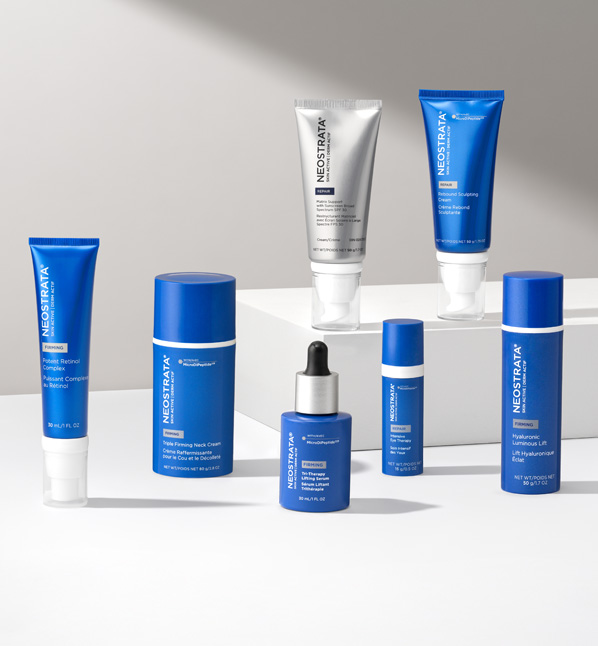 Billede af hele Skin Active-serien fra NEOSTRATA.