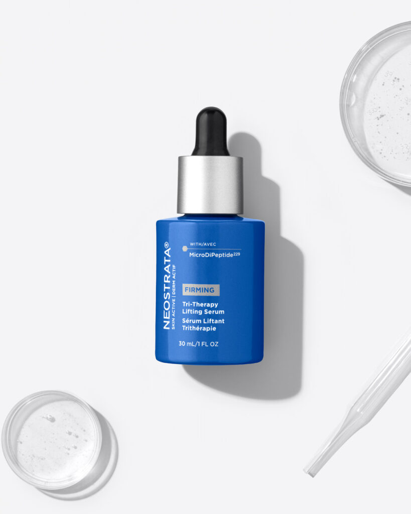 Billede af NEOSTRATAs Tri-Therapy Lifting Serum med den nye superpeptid.