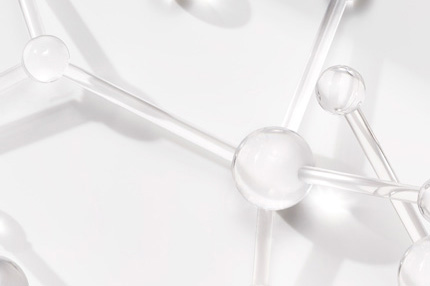 Billede af molekyler, der illustrerer NEOSTRATAs videnskab.